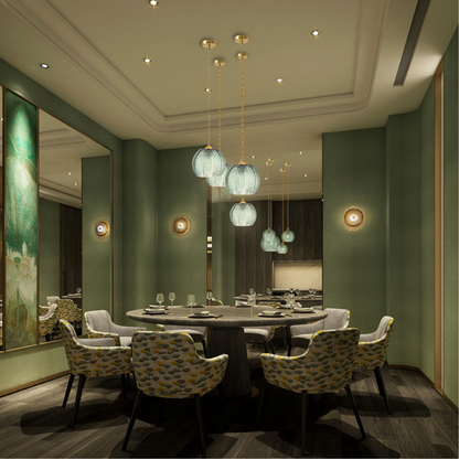 Bravsekai Moderne Grün - Modernes Lichtdesign