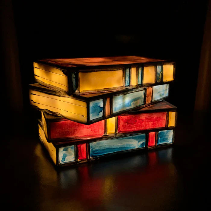 Bunte Buchlampe RadiantBook - Stilvolles Lichtdesign