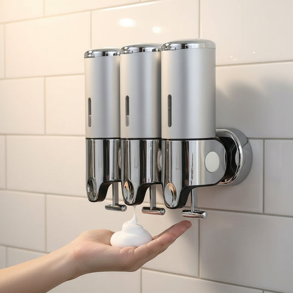 SOAPFORT – Hochwertiger, wandmontierter Seifenspender mit elegantem Edelstahl-Design