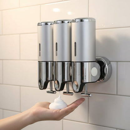 SOAPFORT – Hochwertiger, wandmontierter Seifenspender mit elegantem Edelstahl-Design