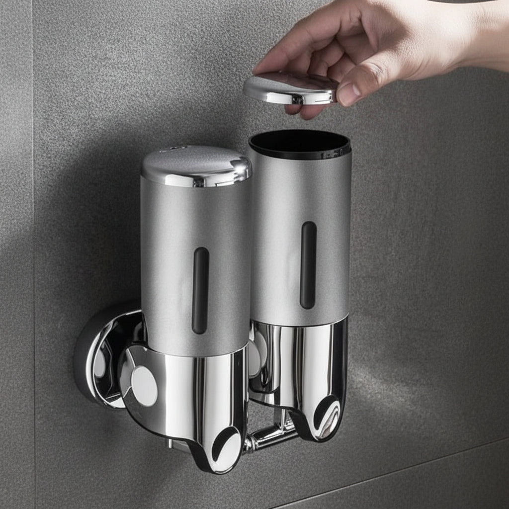 SOAPFORT – Hochwertiger, wandmontierter Seifenspender mit elegantem Edelstahl-Design