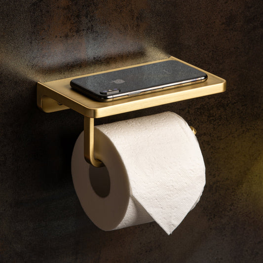 Carre Toilettenpapierhalter Edelstahl - Robuster Edelstahl