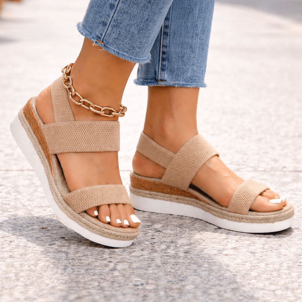 PODORA – Orthopädische Sandalen für Damen mit gepolsterter Sohle und verbesserter Fußausrichtung