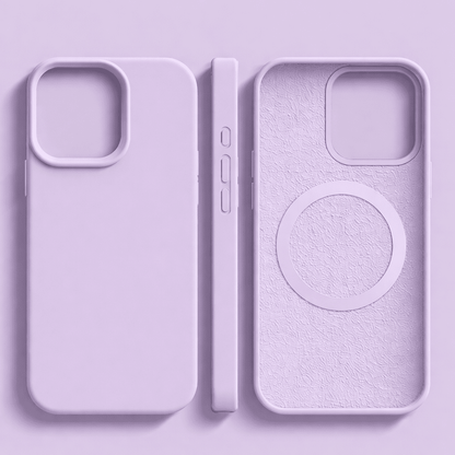 MAGNESOFT LUXE – Magnetische Silikonhülle mit Soft-Touch Oberfläche für iPhone