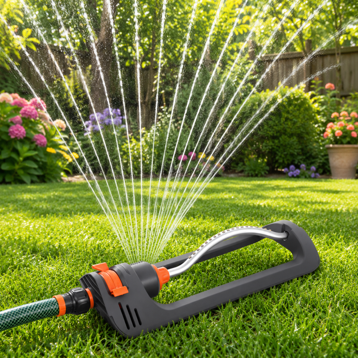 IRRIGORA – Gartensprenger mit 4 Sprühmodi für eine optimale Pflanzenbewässerung