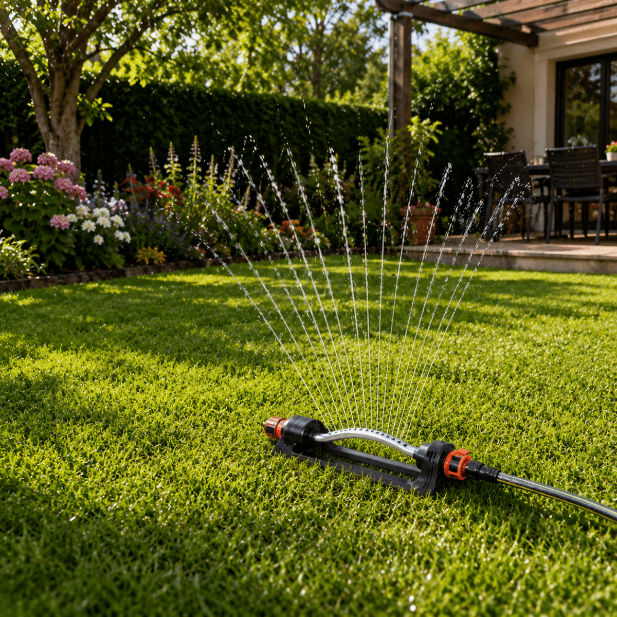 IRRIGORA – Gartensprenger mit 4 Sprühmodi für eine optimale Pflanzenbewässerung