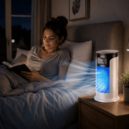 POLARBREEZE – Tragbarer Verdunstungsluftkühler mit Ventilator und Luftbefeuchtung