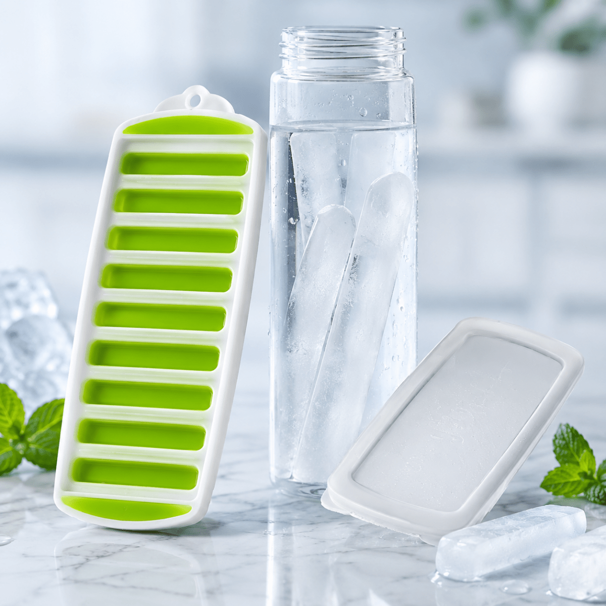 ICEPOP – Silikon-Eiswürfelform für praktische Flascheneiswürfel