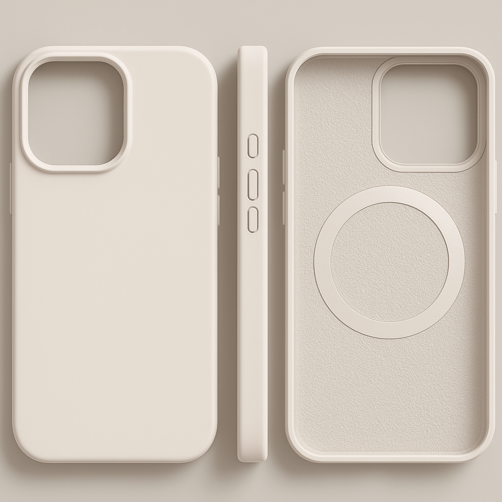 MAGNESOFT LUXE – Magnetische Silikonhülle mit Soft-Touch Oberfläche für iPhone