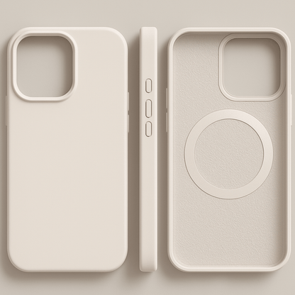 MAGNESOFT LUXE – Magnetische Silikonhülle mit Soft-Touch Oberfläche für iPhone
