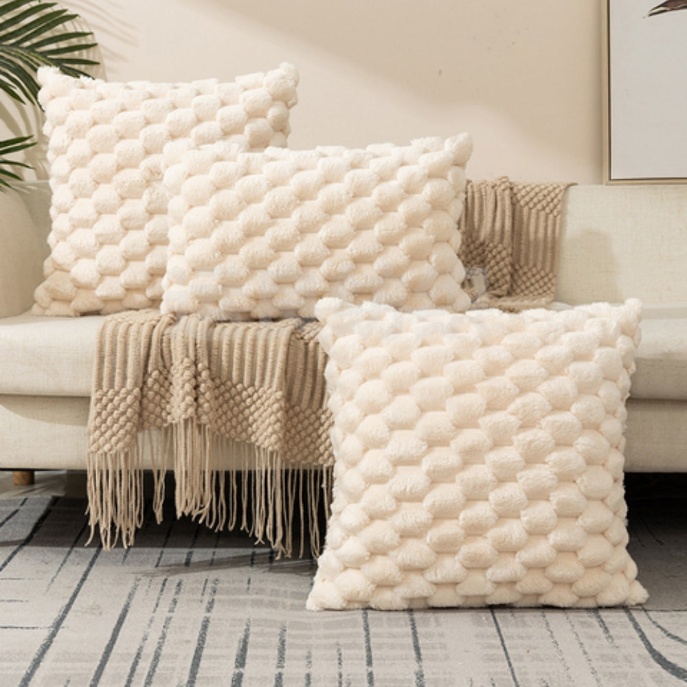 Cozy Luxe Kissenbezug 40x40 - Luxuriöser Samt-Look