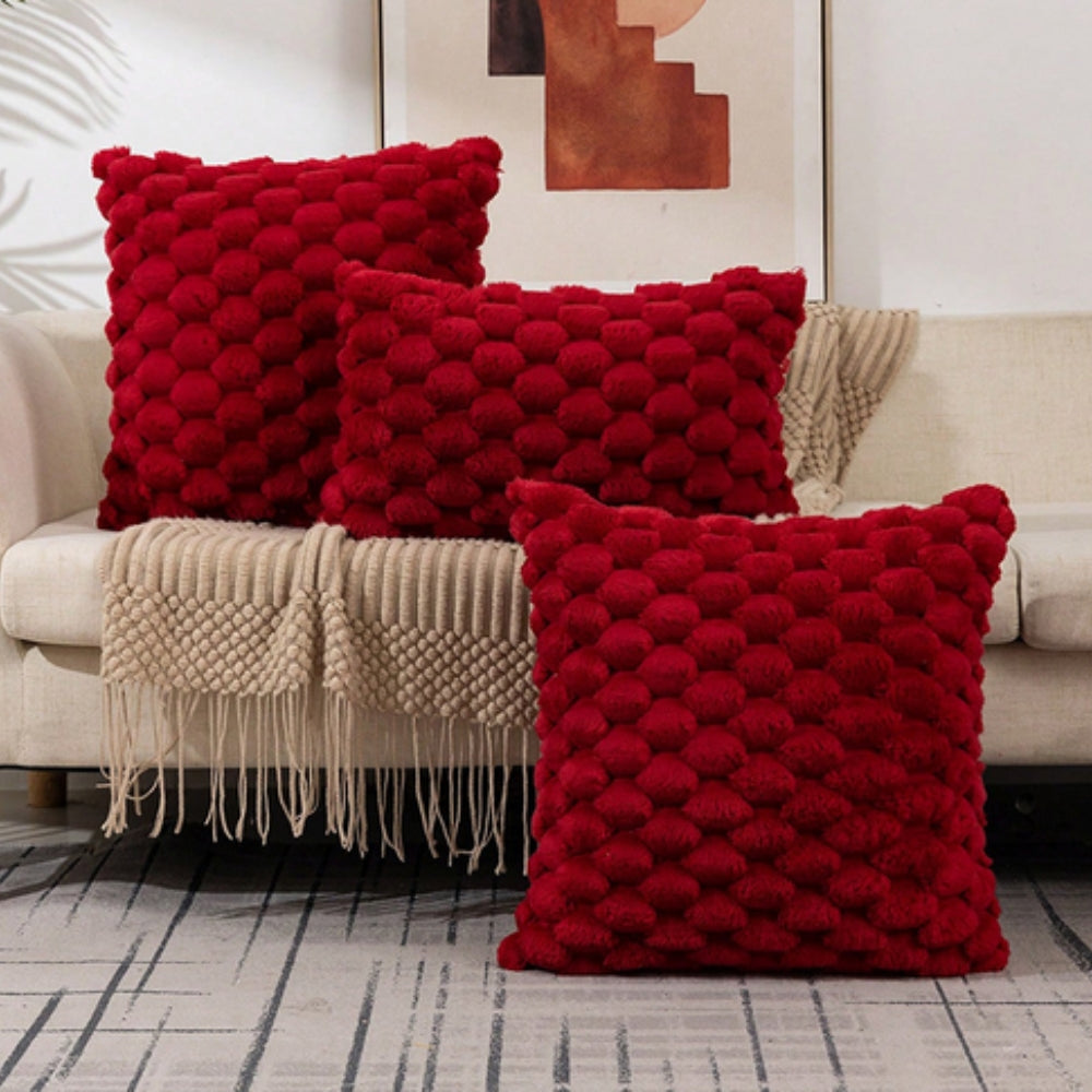 Cozy Luxe Kissenbezug 40x40 - Luxuriöser Samt-Look