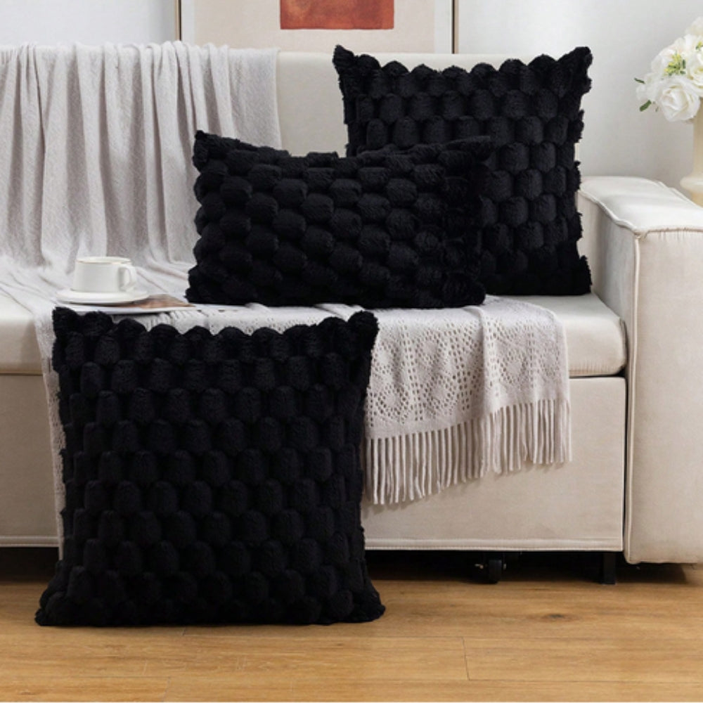 Cozy Luxe Kissenbezug 40x40 - Luxuriöser Samt-Look