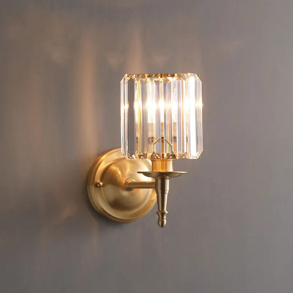 Vintage Luxus Kristall Wandleuchte