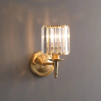 Vintage Luxus Kristall Wandleuchte