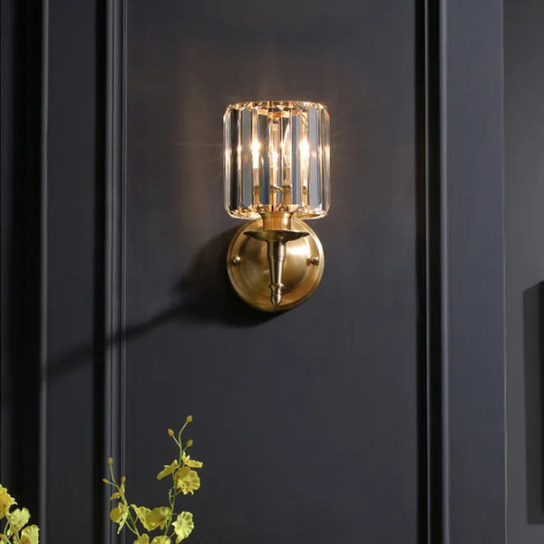 Vintage Luxus Kristall Wandleuchte