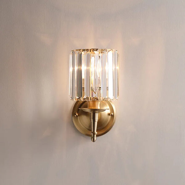 Vintage Luxus Kristall Wandleuchte
