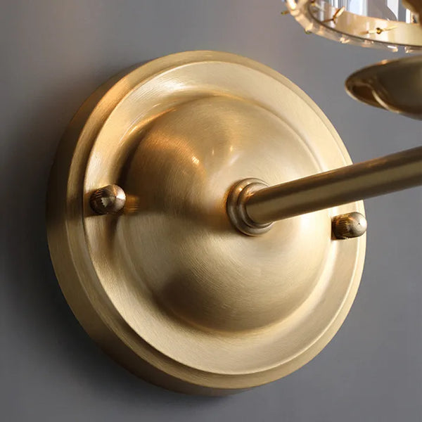 Vintage Luxus Kristall Wandleuchte
