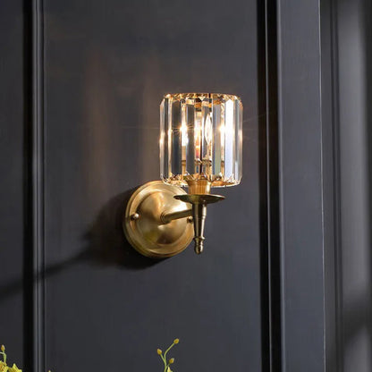 Vintage Luxus Kristall Wandleuchte