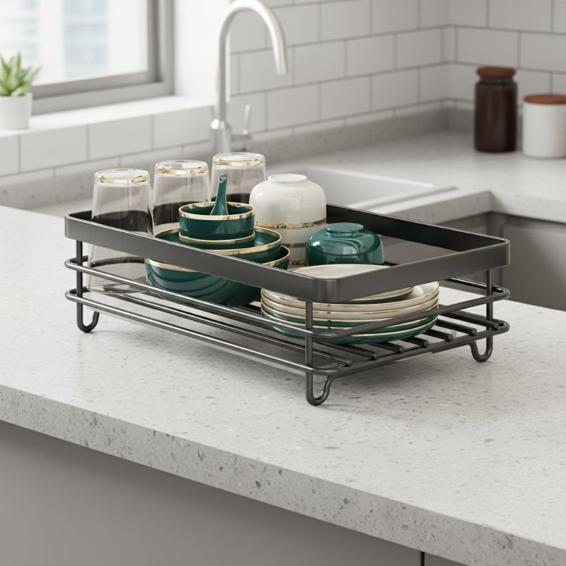 KITCHENFORM – Faltbares Abtropfgestell aus Edelstahl, platzsparendes Design für moderne Küchen