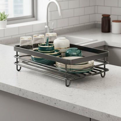 KITCHENFORM – Faltbares Abtropfgestell aus Edelstahl, platzsparendes Design für moderne Küchen