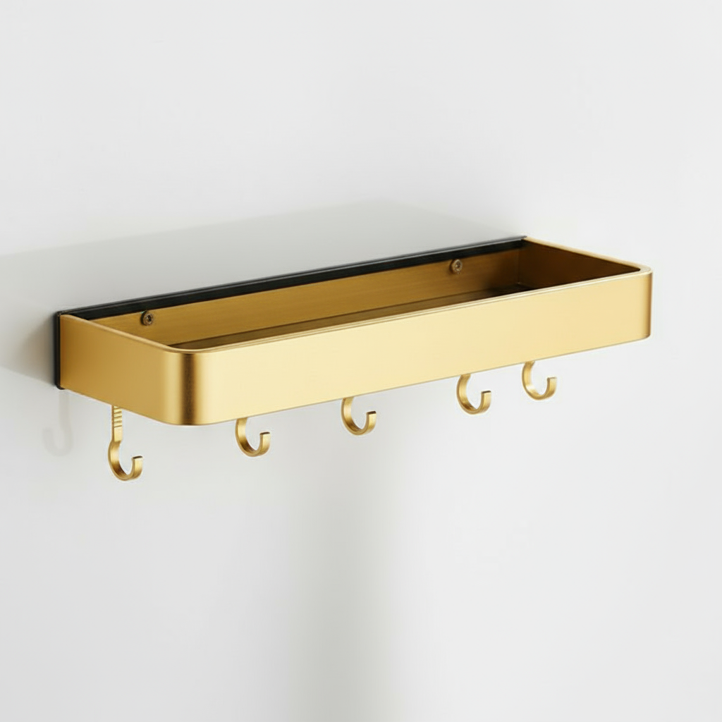 DecoShelf Wandregal Holz - Natürliches Holzdesign