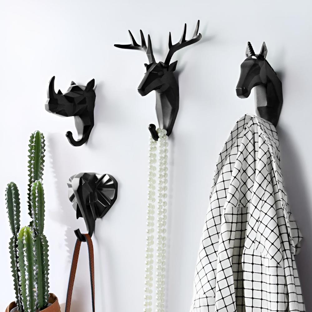 TierkopfHalter - Verspielter Schlüsselhalter für die Wand