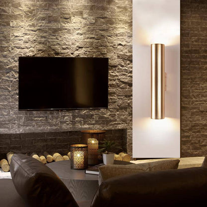 LED Wandleuchte Zylindrisches Rohr - Stilvoller Lichtakzent