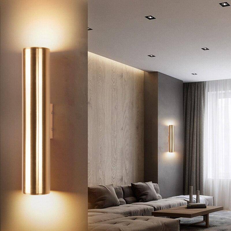 LED Wandleuchte Zylindrisches Rohr - Stilvoller Lichtakzent