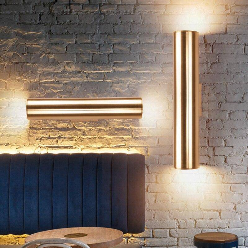 LED Wandleuchte Zylindrisches Rohr - Stilvoller Lichtakzent