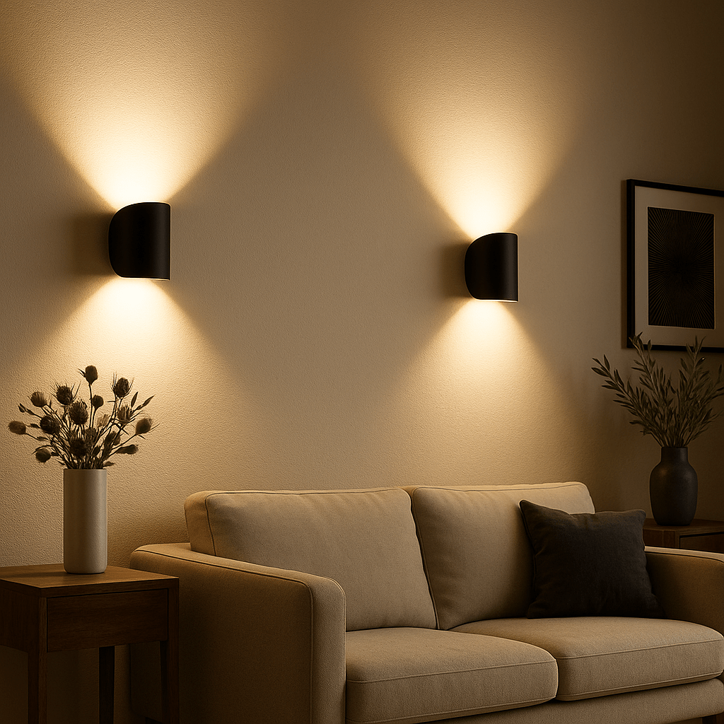 BRIGHTFLOW – Moderne LED-Wandleuchte für energieeffiziente Wohnraumbeleuchtung
