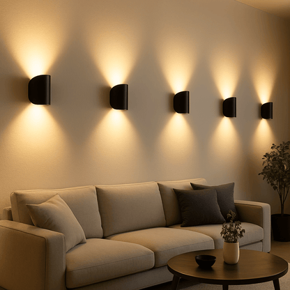 BRIGHTFLOW – Moderne LED-Wandleuchte für energieeffiziente Wohnraumbeleuchtung