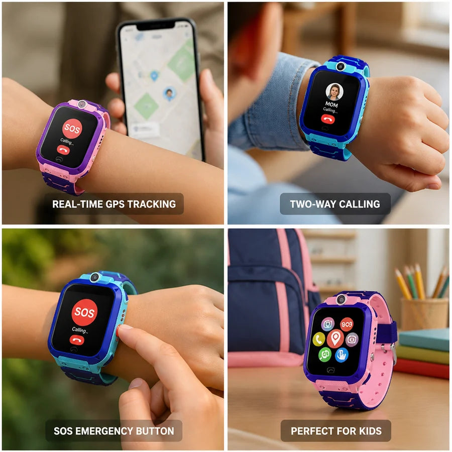 Safetrack – GPS-Smartwatch für Kinder mit Anruffunktion und Notruftaste