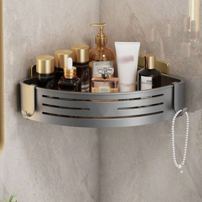 EckRegal Dusche - Stilvoller Aluminium Platzsparer fürs Bad