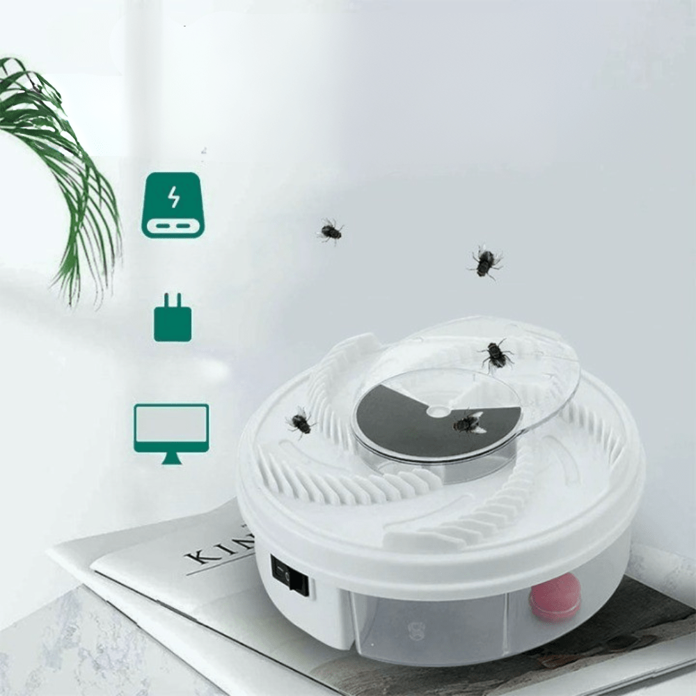 ECO CATCHER – Leiser, umweltfreundlicher Fliegenfänger für Küche, Wohnzimmer & Garten