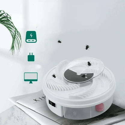 ECO CATCHER – Leiser, umweltfreundlicher Fliegenfänger für Küche, Wohnzimmer & Garten