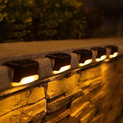 Solar Wandleuchte Außen - Funkelndes Kristallglas
