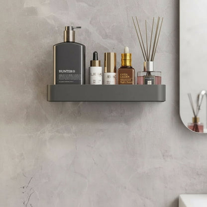 AQUASHELF – Elegantes Wandregal fürs Bad mit Handtuchhalter & bohrfreier Montage