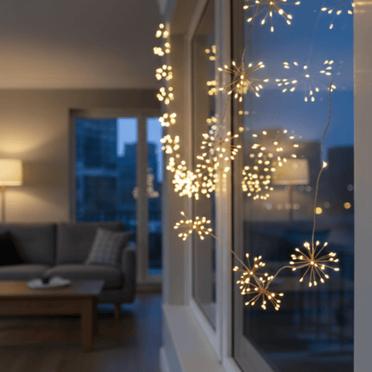STARBRANCH – Dekorative Kupfer-Lichterkette mit verstellbaren Armen & sanftem Warmlicht
