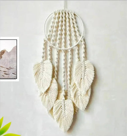 Feather Dreams Makramee - Handgefertigte Qualität