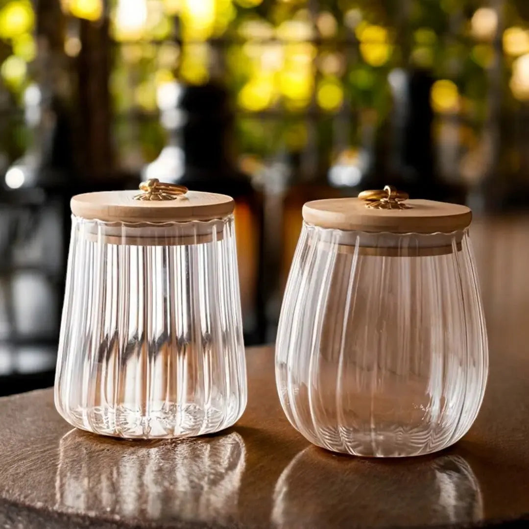Fjora TeeDose - Glas Vorratsdose für frischen Teegenuss