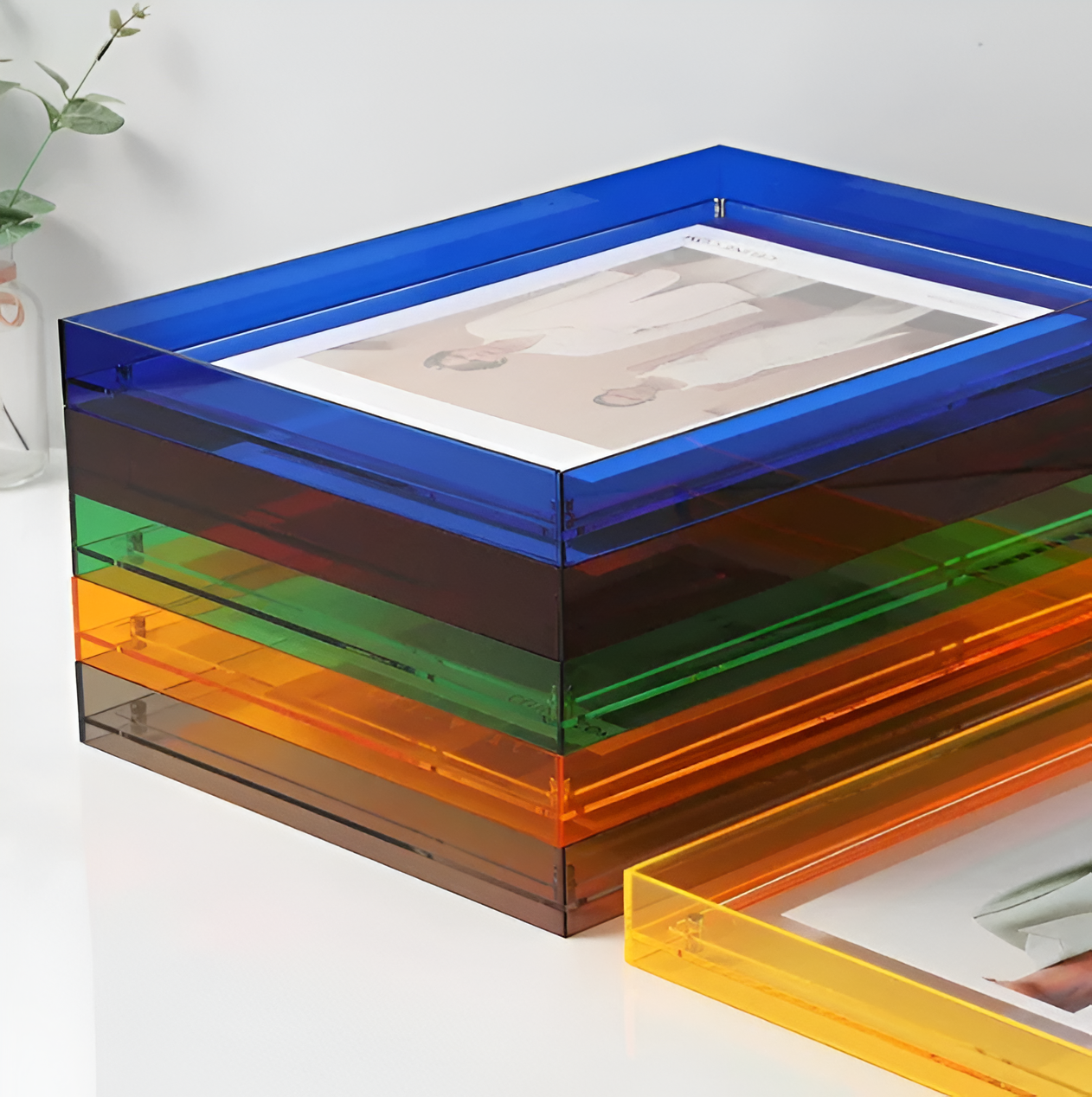Bilderrahmen Acryl - Funkelndes Kristallglas
