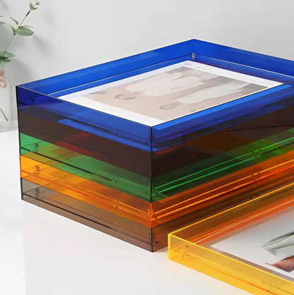 Bilderrahmen Acryl - Funkelndes Kristallglas