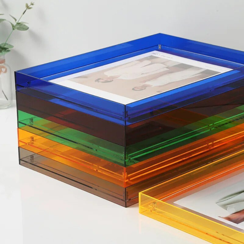 Bilderrahmen Buntes Acryl - Ihre Erinnerungen stilvoll