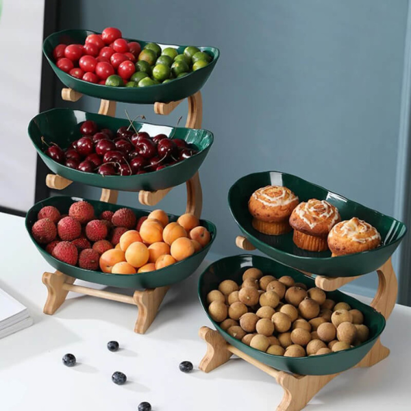 FruitWave Schale - Elegante Obstschale für Obst und Snacks