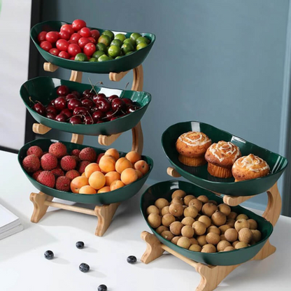 FruitWave Schale - Elegante Obstschale für Obst und Snacks