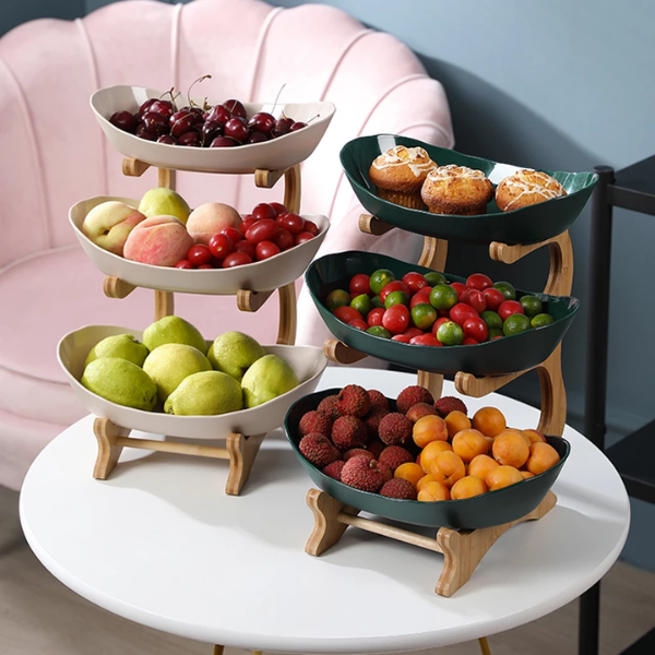 FruitWave Schale - Elegante Obstschale für Obst und Snacks