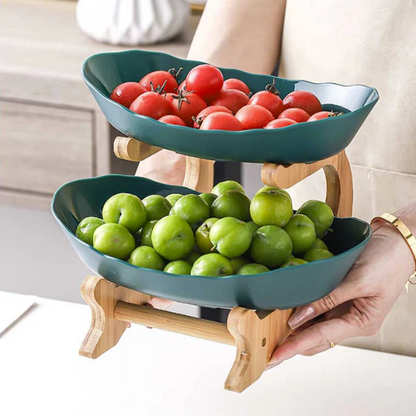 FruitWave Schale - Elegante Obstschale für Obst und Snacks