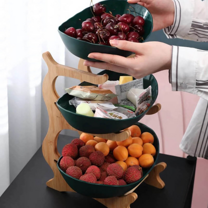 FruitWave Schale - Elegante Obstschale für Obst und Snacks