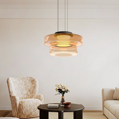 GlassLuxe Bauhaus Hängeleuchte – Dezentes Design für moderne Räume